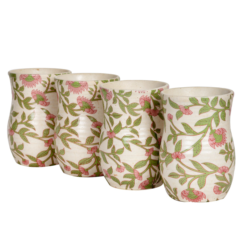 Whisper Of Spring Ceramic Tumblers - Set of 4