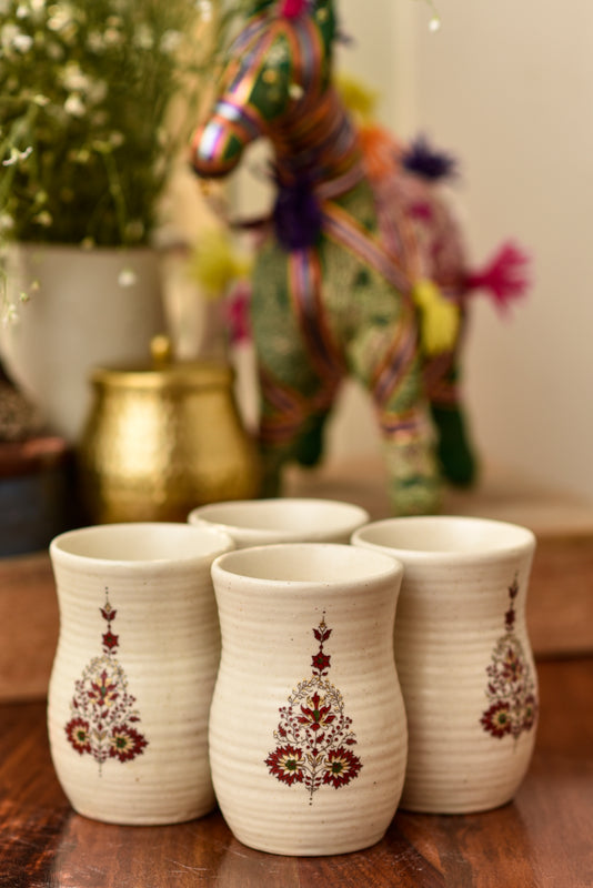Tales Of Gulnar Ceramic Tumblers - Set of 4