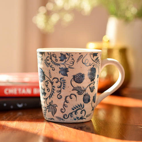 The Serene Oasis Ceramic Coffee Mugs (Set of 4)