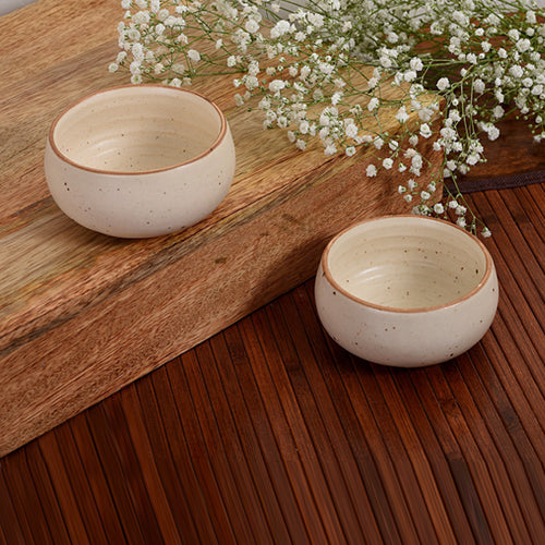The Speckle Series Handmade Dip Bowls (Set of 4)