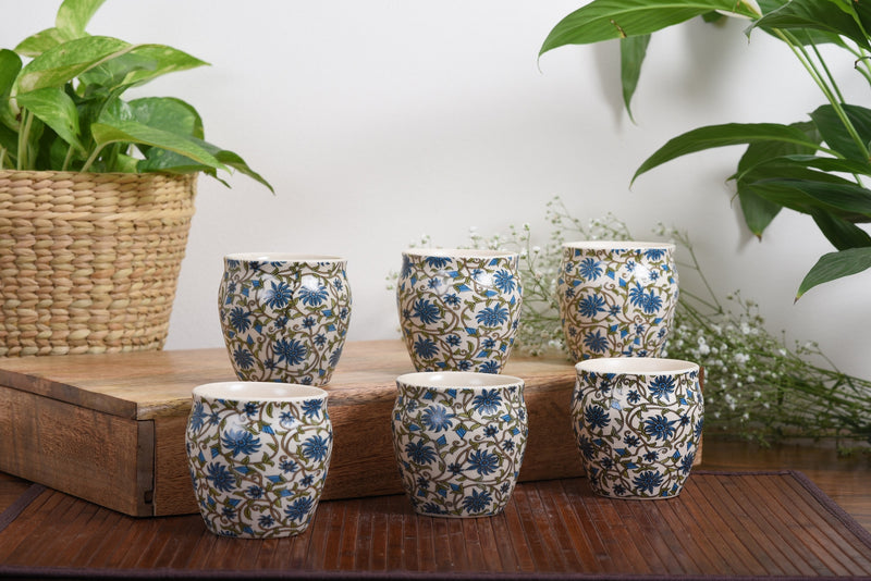 The Royal Gardenia Tea Kulhad cups (Set of 6)